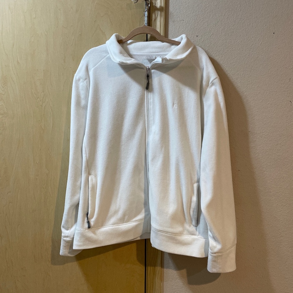 Women 4X Athletic Fleece Jacket Lightweight Zip Front - Picture 1 of 7